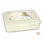 Personalisierte Lunchbox - Viola beige